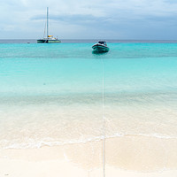 Buy canvas prints of Klien Curacao Beach Views by Gail Johnson