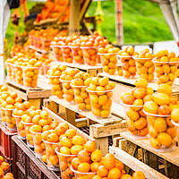 Buy canvas prints of Fruit stall by Gail Johnson