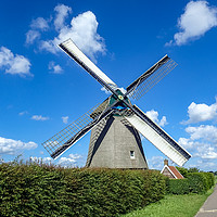 Buy canvas prints of Netherland windmill by Gail Johnson
