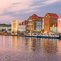 Buy canvas prints of    Curacao Sunset Views  by Gail Johnson