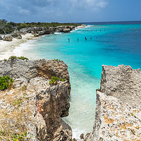 Buy canvas prints of    Directors bay   Curacao Views  by Gail Johnson