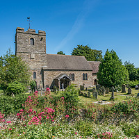 Buy canvas prints of Stokesay Castle Church by Gail Johnson