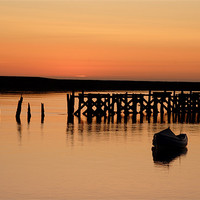 Buy canvas prints of Amble old Pier by Gail Johnson