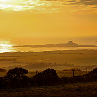 Buy canvas prints of St Cywfan's church by Gail Johnson