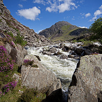 Buy canvas prints of Snowdonia river by Gail Johnson