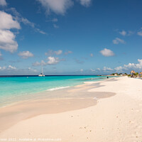 Buy canvas prints of  Views around the deserted island of Klien Curacao  by Gail Johnson