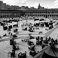 Buy canvas prints of Piece Hall Halifax Back in Business 02 by Glen Allen