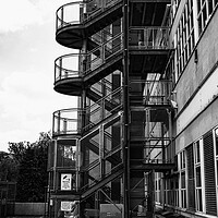 Buy canvas prints of External Staircase by Glen Allen