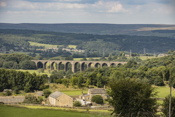 Hewenden Viaduct Cullingworth Bronte Country  Picture Board by Glen Allen