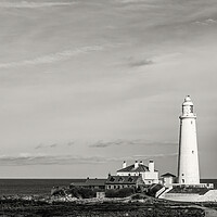Buy canvas prints of St Mary's Lighthouse by Glen Allen