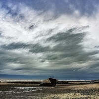 Buy canvas prints of Mary's Shell under a Dramatic Sky by Glen Allen