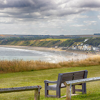 Buy canvas prints of Filey Bay from The Brigg by Glen Allen