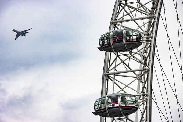 London Eye 04 Picture Board by Glen Allen