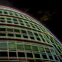 Buy canvas prints of City Hall London - Abstract by Glen Allen