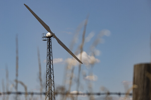 Wind Power on the Farm Picture Board by Glen Allen