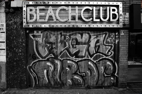 Beach Club Picture Board by Glen Allen