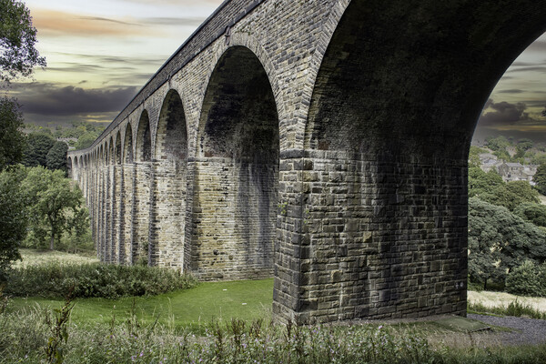 Thornton Viaduct Picture Board by Glen Allen