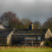 Buy canvas prints of Norland Cottages by Glen Allen