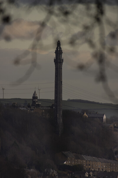 Wainhouse Tower from Warley Town Picture Board by Glen Allen