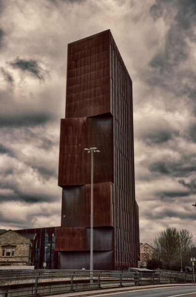 Broadcasting Tower, Leeds Picture Board by Glen Allen