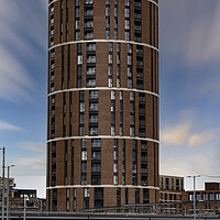Buy canvas prints of Candle House Granary Wharf Leeds by Glen Allen