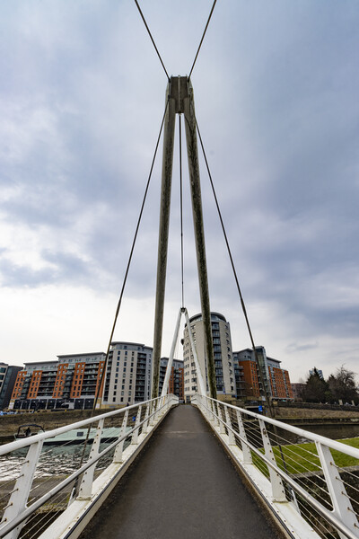 Knights Way Bridge - Leeds Armouries  Picture Board by Glen Allen