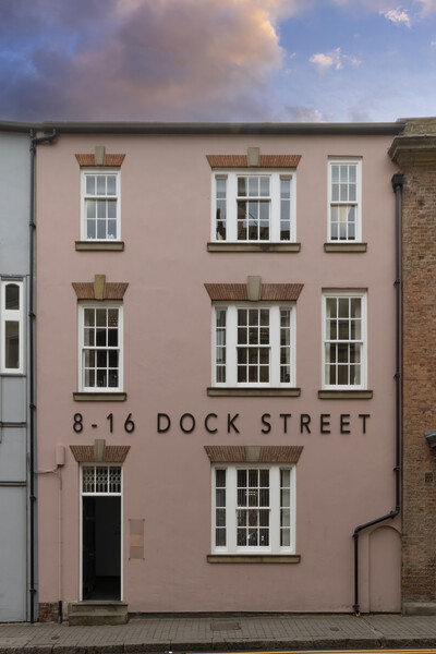 8-16 Dock Street Leeds Picture Board by Glen Allen
