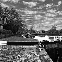 Buy canvas prints of Brighouse Canal Basin by Glen Allen