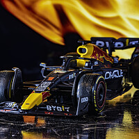 Buy canvas prints of Verstappen's 2022 Red Bull - Model 02 by Glen Allen