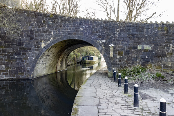 Bridge 18 Rochdale Canal Picture Board by Glen Allen
