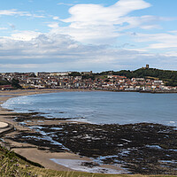 Buy canvas prints of Scarborough South Bay Panoramic by Glen Allen
