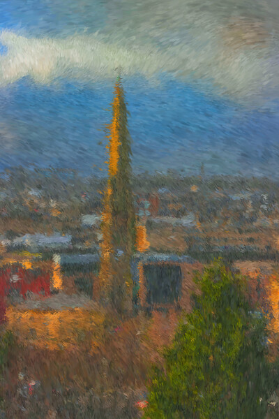 Halifax - Impressionist Picture Board by Glen Allen