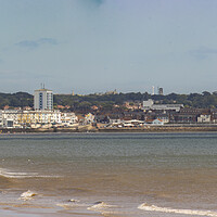 Buy canvas prints of Bridlington Seafront - Panorama by Glen Allen