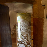 Buy canvas prints of Skipton Castle - Medieval Passageway by Glen Allen