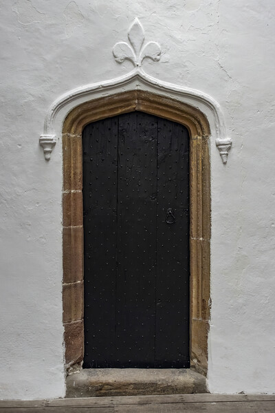 Skipton Castle - Doorway Picture Board by Glen Allen