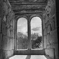 Buy canvas prints of Skipton Castle Views Through Medieval Widows 04 by Glen Allen
