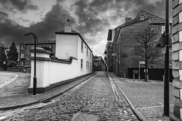 Towards Brewery Wharf Leeds Sepia Picture Board by Glen Allen