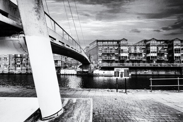Knight's Way Bridge Leeds Picture Board by Glen Allen