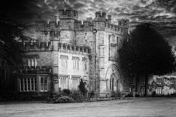 The Hall Bolton Abbey Film Noir Finish Picture Board by Glen Allen