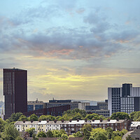 Buy canvas prints of Leeds Skyline 2023 by Glen Allen