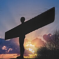 Buy canvas prints of Angel of The North 01 2023 by Glen Allen