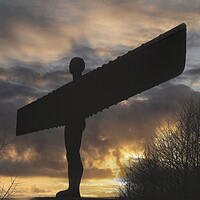 Buy canvas prints of Angel of the North 02 2023 by Glen Allen