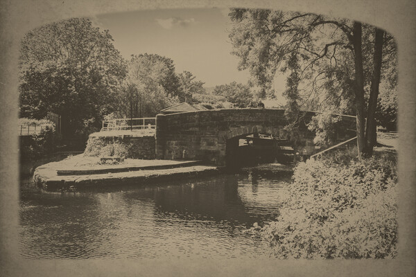Brookfoot Locks Nr Brighouse, Calderdale Picture Board by Glen Allen