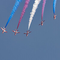 Buy canvas prints of The Red Arrows - Cosford 2023 by Glen Allen