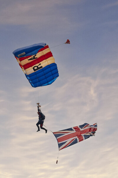 Flying the Jack for Britain Picture Board by Glen Allen