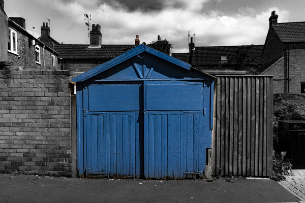 Blue Doors Picture Board by Glen Allen