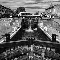 Buy canvas prints of Oddy Locks Leeds Liverpool Canal - Leeds by Glen Allen
