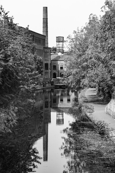 Canal Mills Reflections Picture Board by Glen Allen