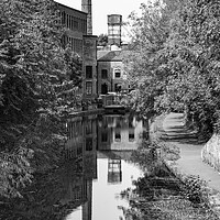 Buy canvas prints of Canal Mills Reflections by Glen Allen