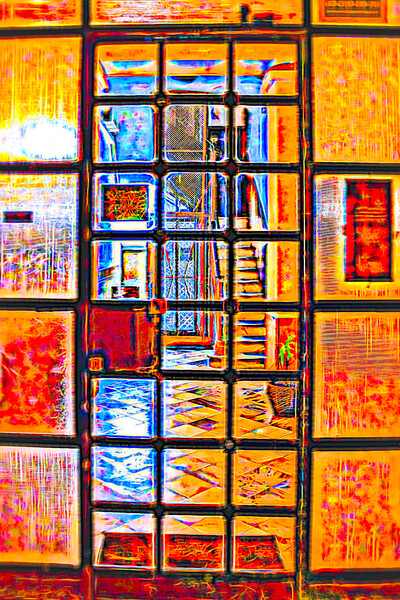 Inside the Hotel - Abstract Picture Board by Glen Allen